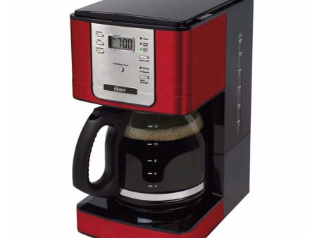 Cafetera Programable 12 Tazas Oster BVSTDC4401RD Online