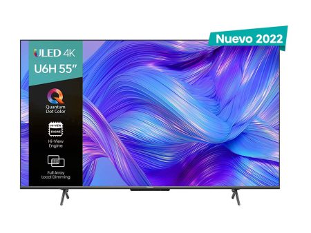 Televisión Pantalla 55 Pulgadas Hisense QLED Google TV 4K UHD 55U6H Supply