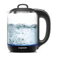 Hervidor Eléctrico de Cristal con Infusor de Té 1.7 Lts Chefman RJ11-17-GM-TI For Discount