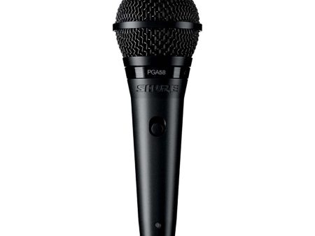 Micrófono Alámbrico SHURE para voces PGA58-QTR Fashion