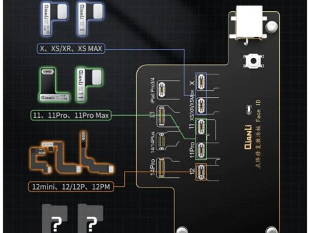 QianLi iCopy Plus Disassembly-Free Dot Projector Activation Board For Face ID (Apple iPhone X - 14 Pro Max) Fashion