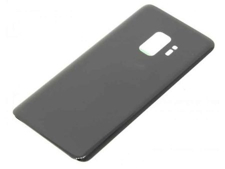 For Samsung Galaxy S9 Replacement Rear Battery Cover with Adhesive - Without Camera Lens (Titanium Grey) Sale