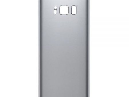 For Samsung Galaxy S8 Plus Replacement Rear Battery Cover with Adhesive (Silver) For Cheap