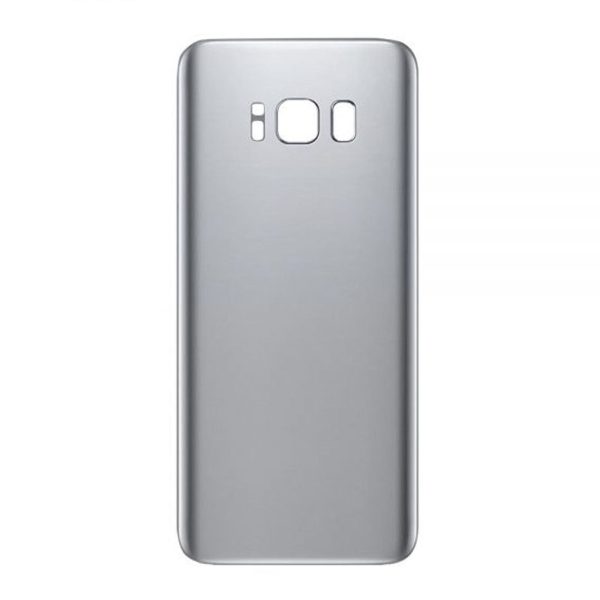 For Samsung Galaxy S8 Plus Replacement Rear Battery Cover with Adhesive (Silver) For Cheap