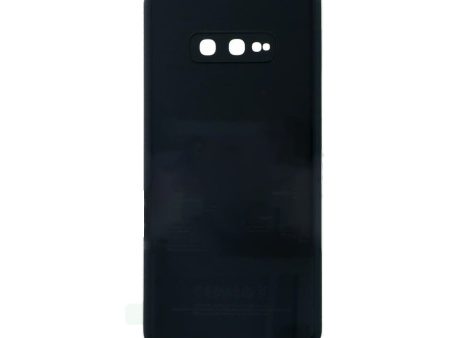 For Samsung Galaxy S10e Replacement Rear Battery Cover with Adhesive (Prism Black) Cheap