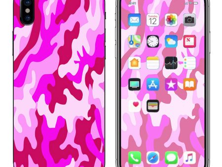 Pink Camo, Camouflage  Apple iPhone X Skin Online