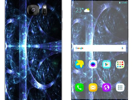 Futuristic Nebula Glass Samsung Galaxy S7 Edge Skin Fashion