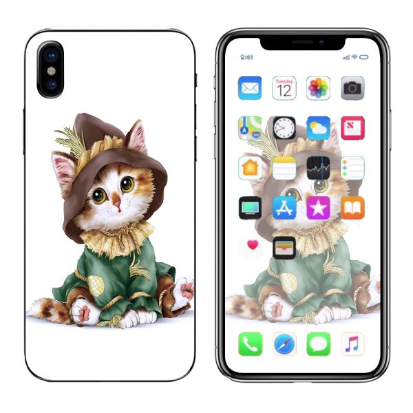 Kitten Scarecrow Apple iPhone X Skin Supply