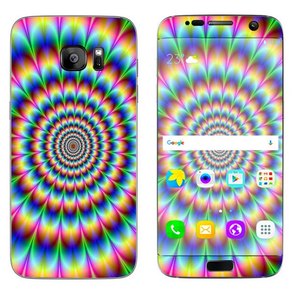 Trippy Hologram Dizzy  Samsung Galaxy S7 Edge Skin For Sale