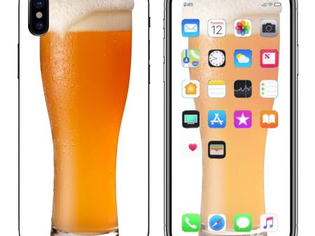 Pint Of Beer, Craft Beer Mug Apple iPhone X Skin Sale