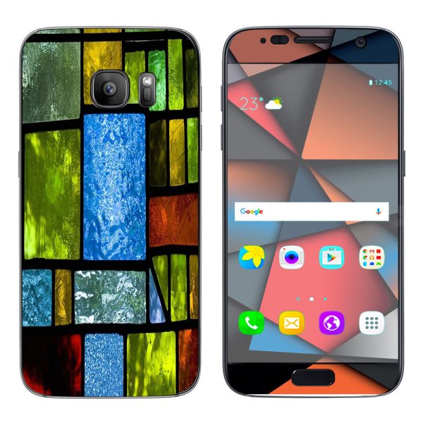 Colorful Stained Glass Samsung Galaxy S7 Skin Supply