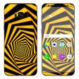 Black Yellow Trippy Pattern Samsung Galaxy S8 Plus Skin For Sale