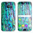 Abalone Ripples Green Blue Purple Shells Samsung Galaxy S7 Edge Skin For Cheap